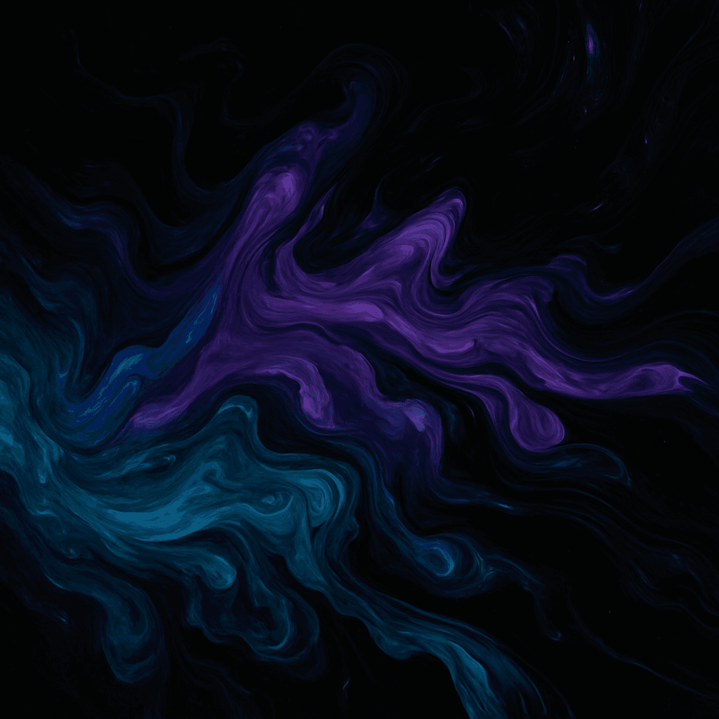 A picture of a paint swirling